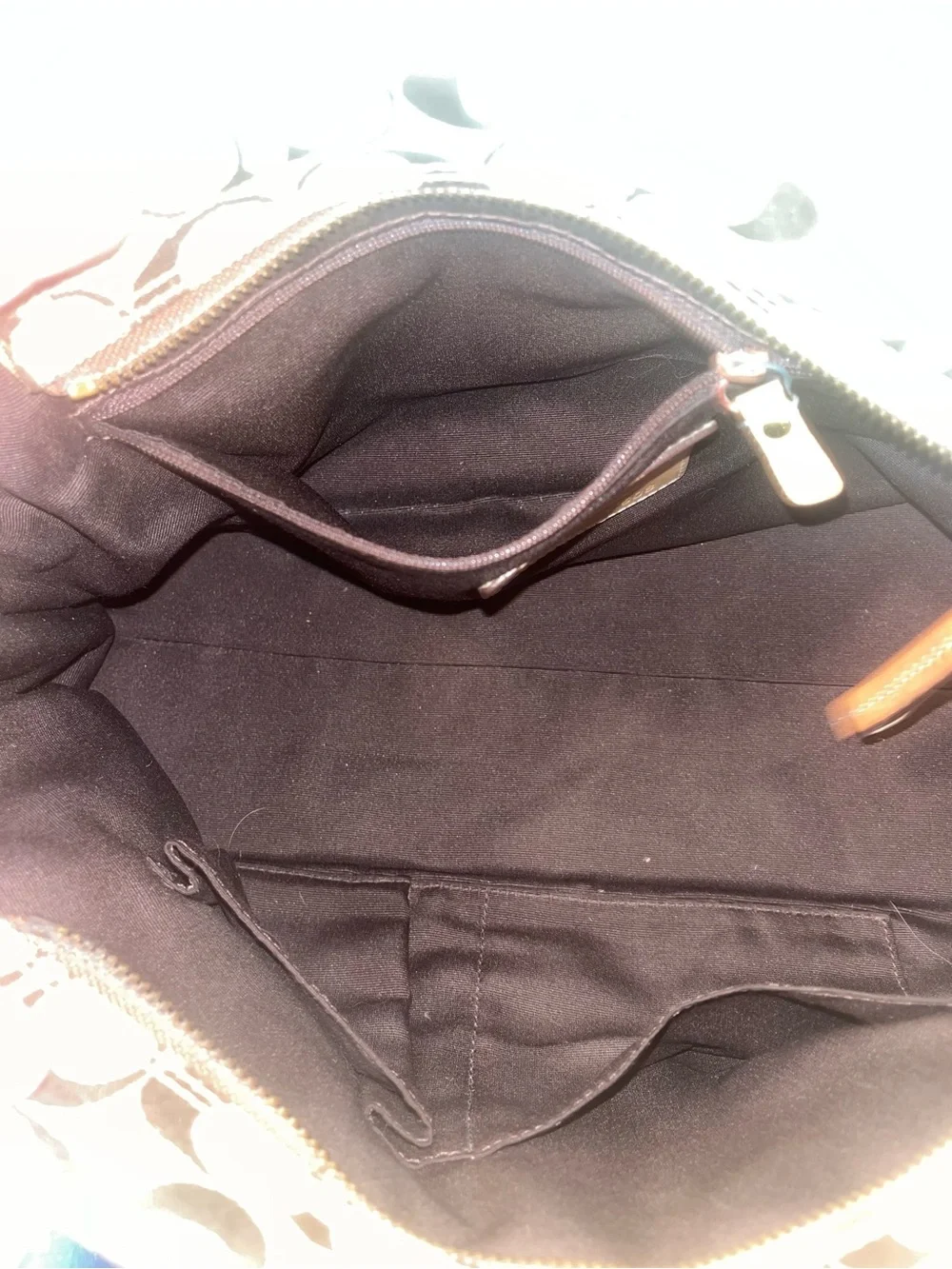 Coach Hampton Vintage Signature Canvas & Leather Shoulder Bag